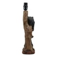 thumbnail image 2 of Ebros Rustic Black Bears Napping & Eating Honey Table Lamp Sculpture With Shade, 2 of 9