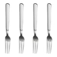 thumbnail image 1 of Premium Kitchen & Restaurant-Grade Small Fork Set Mirror Polished Stainless Steel Salad Forks, 4-Pack, 1 of 5