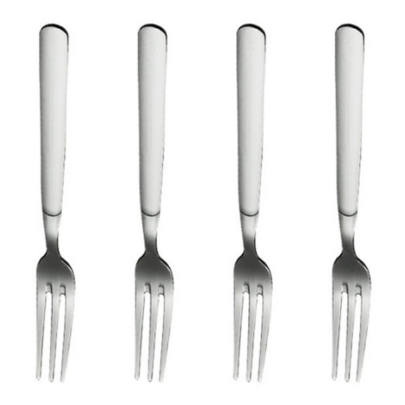 Stainless Steel Salad Forks, Set of 4, Forks Silverware, Mirror Polished Fork Set, Small Forks for Kitchen, Restaurant
