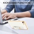 thumbnail image 6 of iPhone SE Case,iPhone SE Phone Case,iPhone 7/8 Case,Slim Soft TPU with Adjustable Wristband Kickstand Scratch Resistant Shockproof Protective Cover for Apple iPhone SE 2/3 4.7", White Goden, 6 of 18