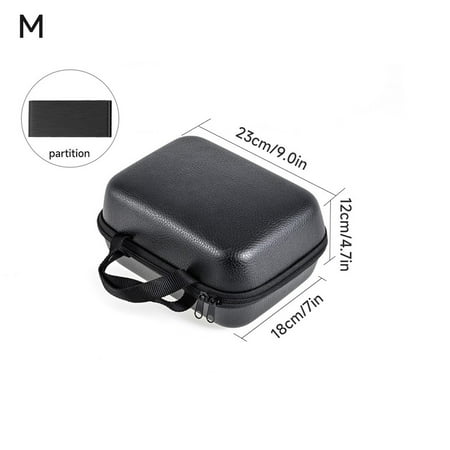DAMIFU Fishing Reel Storage Bag EVA and Sponge Shockproof Fishing Tackle Carrying Case M