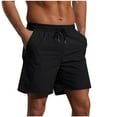 thumbnail image 2 of Mingw Mens Shorts Men's Fleece Shorts Stretch Casual Jersey Shorts for Workout, 2 of 5