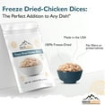 thumbnail image 7 of (Pack of 1) MOUNTAIN ESSENTIALS Freeze Dried Chicken Dices | Emergency Survival Bulk Food Storage Home Meals Hunting, Survival, Camping, Backpacking Food | 10 Servings 300g Pouch, 7 of 7