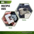 thumbnail image 2 of Britanium&Acirc;&reg; BRL85 Heavy Duty Lock with 10 Keys - [Weather Resistant] - [Anti Drill Cylinder] - High Security Padlock for Gate, Shipping Container,, 2 of 7