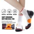 thumbnail image 5 of LWFBDTK Men’s Crew Athletic Socks, Moisture Wicking Cushioned Socks, 5 Pack White (Shoe Size 7-12), 5 of 5