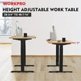 WORKPRO Electric Standing Desk, Heavy Duty 48"x24" Desk, Height