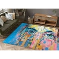 thumbnail image 2 of Man Rug, Blue Rug, Bath Rugs, Machine Washable Rugs, Popular Rug, Gift For Him Rugs, Modern Rug, Bridesmaid Gift Rug, Man Rugs, Custom Rug, 3.3'x5' - 100x150 cm, 2 of 8