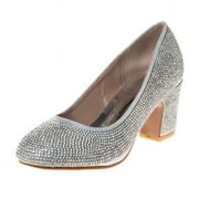 Badgley Mischka Dress Heel Sandals - Silver, Size: 6