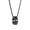 balck, variant on Stainless Steel Jewelry Men's Hollow Out Cross Pendant Minimalist Amulet Hip Hop Rock Graduation Birthday Necklace Silver