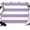 Purple, variant on Teal Stripes Backdrops for Photography, Modern Artistic Parallel Lines Fabric Photo Background Sturdy Studio Props for Photo Studio, Video Recording, Booth & Photoshoot 7x5ft