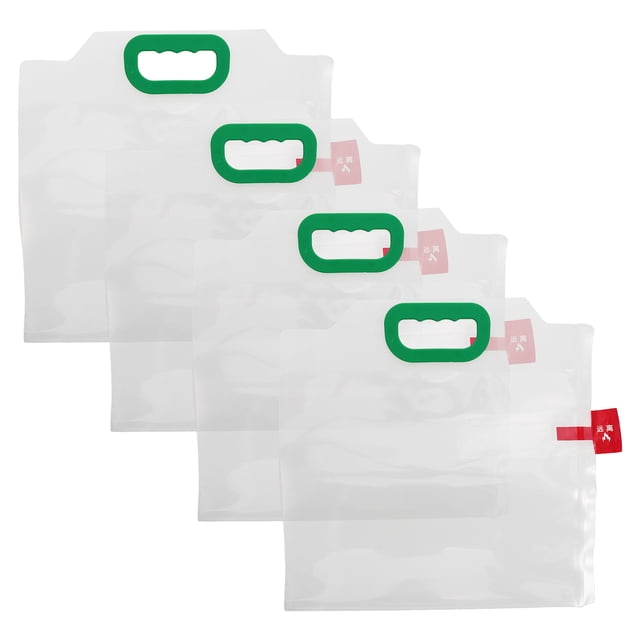 WHAMVOX 4Ud Bolsa Portátil Para Transporte De Peces Vivos Con Soporte De Y Material Transparente Resistente