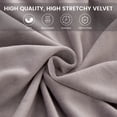 thumbnail image 3 of CJC Club Chair Covers, 2-Piece Velvet Tub Chair Slipcover, Armchair Sofa Couch Cover, Elastic Furniture Protector(1 Pack), 3 of 9