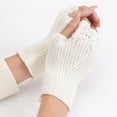 thumbnail image 4 of Fingerless Gloves For Women Half Finger Gloves Winter Stretchy Knit Fingerless Mittens Unisex Gloves Mittens Gloves Mittens Women Ski Gloves Mittens Men Gloves Mittens Men Gloves Mittens Convertible, 4 of 8