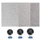 thumbnail image 3 of Uxcell 3Pcs Pegatinas de Strass Autoadhesivas Gemas Brillantes Color Negro, 3 of 6