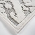 thumbnail image 5 of Orian Boucle Salvador 5'2" X 7'6" Natural Gray Damask Outdoor Rug, 5 of 9