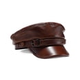 thumbnail image 1 of Minnieouse Boina Unisex para hombre y mujer, gorro transpirable Vintage ajustable portátil, accesorio para la cabeza a la moda para fiesta de Sombreros Marrón Largo, 1 of 6