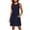 Navy, variant on Levmjia Women's Sleeveless Dress Casual Solid Color Round Neck A Line Dress with Pockets Button Detail Loose Fit Shift Dress for Women Daily Summer Vacation