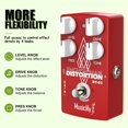thumbnail image 5 of Pedal de Efectos Musiclily Pro Classic English Distortion para Guitarra Eléctrica y Bajo, 5 of 5