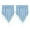 As showA, variant on 2Pc Curtains 2Pc Solid Color Finished Curtain Curtain Drapery 51X24 Bedroom Home Decor Triangle Curtain Curtain Screen Kitchen Short Curtain Curtain