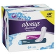 thumbnail image 6 of Always Discreet Incontinence Pads for Women, Heavy Absorbency, Long Length, 64 Count, 6 of 12