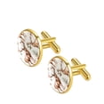 thumbnail image 2 of Elk Elegant Men's Cufflinks for Formal Attire, Made of Stainless Steel, for Business Meetings and Weddings, 2 of 6