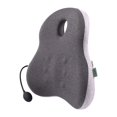 thumbnail image 4 of Cojín para silla de oficina, almohada Lumbar, cómoda espuma viscoelástica, cojín transpirable para asiento, cojín trasero para ordenador de gris, 4 of 8