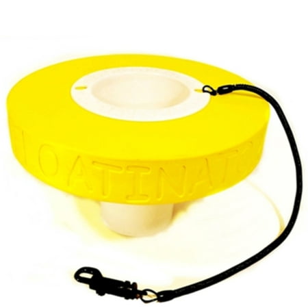Floatinator Yellow Floating cup holder to keep your favorite drink safe in the