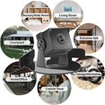 thumbnail image 4 of 2 Pcs Round Baby Monitor Stand Bedroom Plant Small Wall Shelf Living Room Speaker Stand, 4 of 5