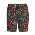 thumbnail image 4 of Wukai Strawberry Men’s Short Pajama Pants With Pockets Soft Sleep Pj Shorts for Men-, 4 of 6