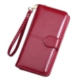 thumbnail image 4 of FUTUREORYY 1Set Money Bag With Zipper PU Long Clutch Purse For Outings Use, 4 of 8