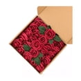 thumbnail image 1 of Rosas Artificiales Decoración Flor 8 Cm 25pcs ROJAS, 1 of 5