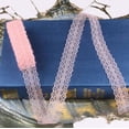 thumbnail image 2 of AK-Trading 1" Wide x 10 Yards Salmon Floral Pattern Lace Ribbon for Decorating, Floral Designing and Crafts, 2 of 3