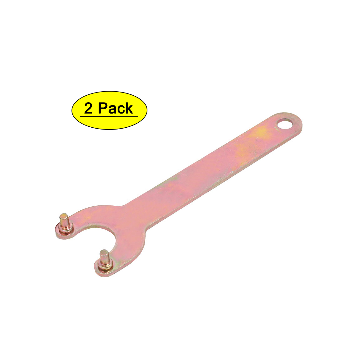 140mm Length Metal UShape Pin Face Wrench Angle Grinder Spanner 2pcs