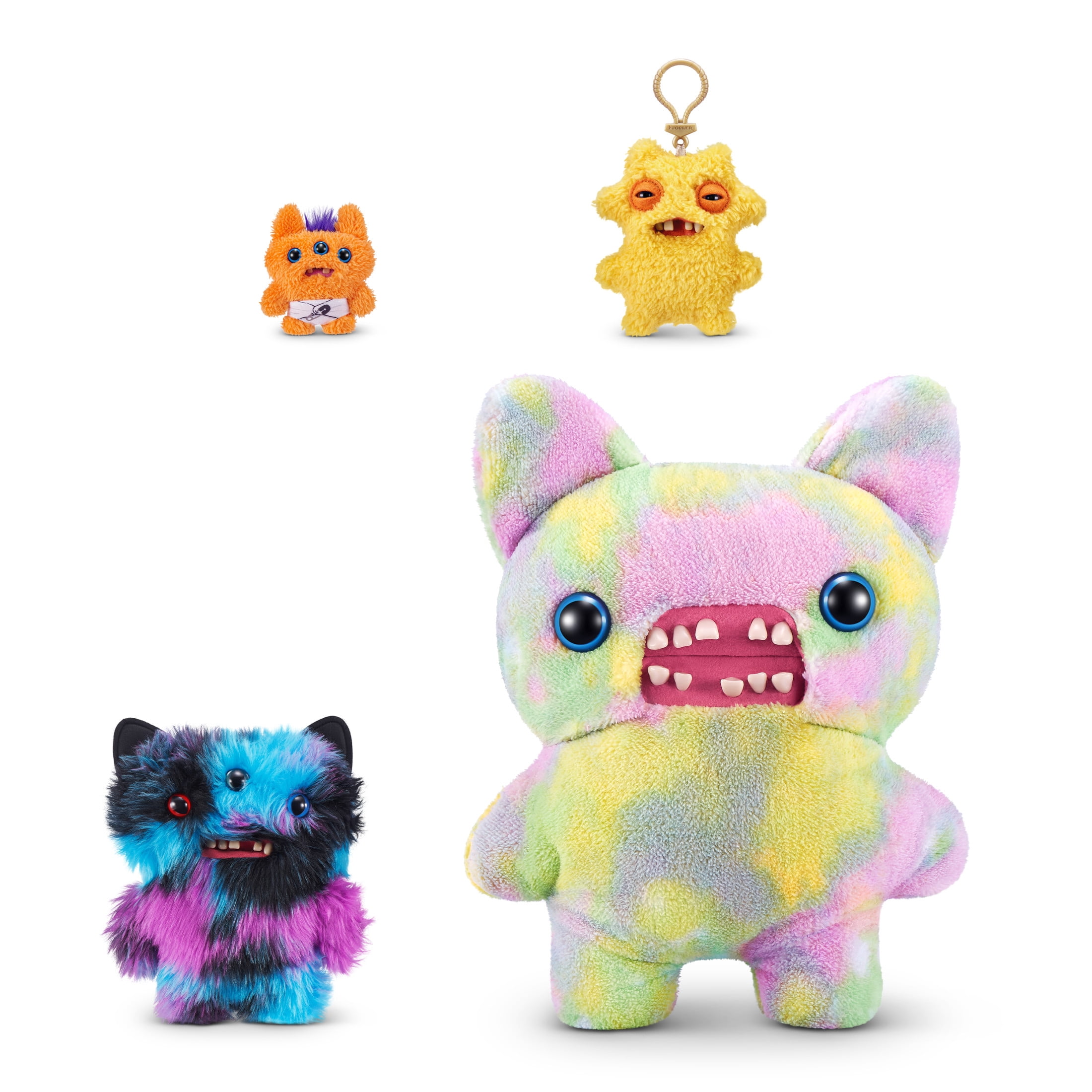 Fuggler Butt Ugly Pets 9 inch (Reek-O - Black Cat), Ugly Monster Stuffed Animal Toy by ZURU