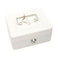 thumbnail image 4 of DOLITY Metal Cash Box with Lock Case Container with Keys for Kids Girls Boys Prizes White, 4 of 9