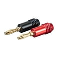 thumbnail image 1 of Monoprice 2 Pair Affinity Series 24k Gold Speaker Banana Plug, 1 of 2