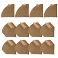 thumbnail image 2 of 100 Pieces Coffee Filter Papers for Dripper Drip Coffee Dripper Coffee Maker Brown V01, 2 of 8