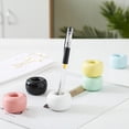thumbnail image 3 of SPRING PARK Mini Aluminum Toothbrush Holder, Shaver Rack, Pen Holder, Letter Opener Rack Mini Storage Rack, Metal Base with Silicone Bottom pad, Non-Slip, Desktop Bathroom Refined, 3 of 7