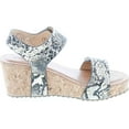 thumbnail image 6 of Womens GISELLE-10 Stylish Comfortable Open Toe Low Wedge Adjustable Buckle Design, 6 of 7