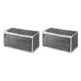 thumbnail image 1 of Luzkey 2 Pcs Sac de Lavage pour Chaussures Sac de Nettoyage pour Chaussures Sac à Lessive Réutilisable à Fermeture Éclair Sac de Lavage pour Chaussures pour Espadrilles Nettoyage Chaussures de Gym Pantoufles Gris, 1 of 8