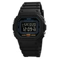 thumbnail image 1 of SKMEI SKMEI 1628 Men's Waterproof Digital Sport Watch - 50M with Alarm, Stopwatch, Countdown, Night Light, Date, and Week Display in Sleek Black Design, 1 of 7