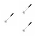 thumbnail image 2 of Billuyoard Manual Egg Beater Stainless Steel Handheld Hand Butter Mixing Mixer Beating DIY Semi-automatic Stirring Kitchen Whisk Drink 3Conjunto, 2 of 6