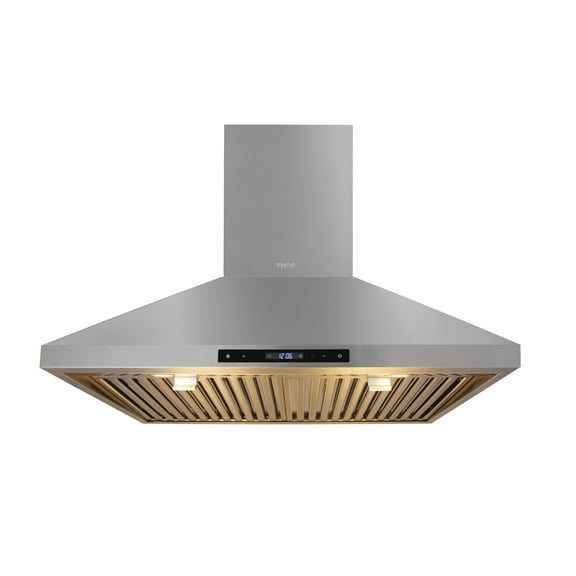 Thor Kitchen Hrh3007 600 Cfm 30" Wide Wall Mounted Range Hood - Stainless Steel