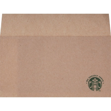 We Proudly Serve Branded Napkins - Tan - Fiber - Absorbent, Eco-friendly - For Beverage - 20 / Carton | Bundle of 5 Cartons