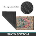 thumbnail image 7 of Boho Orange Farmhouse Cute Tribal Aesthetic (16) Rugs and Mats Non Skid Washable Absorbent Microfiber Soft Kitchen Mat for Floor Set Of 2 Decor Stain Resistant 17"x47"+17"x30", 7 of 7