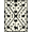 Black Ivory, Pattern 1, variant on ODIKA Bordered Feline Motif Symmetrical Track Whimsical Round Print Refined Structured for Home Office, Gaming Room, Under Desk, Non-Slip Chair-Friendly