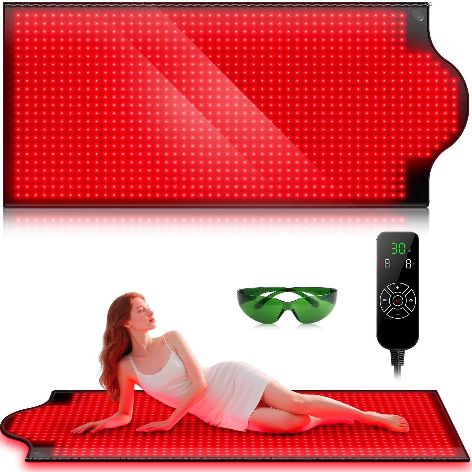 UV 311nm Narrowband Phototherapy Light Wand with Timer, LCD