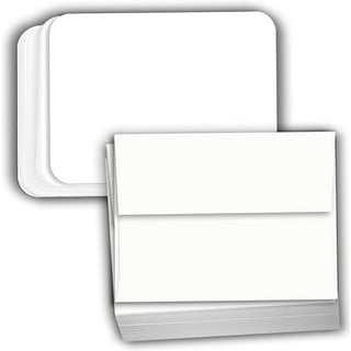 Hamilco White Cardstock - Flat 4 X 6 65 lb Card Stock for Printer