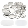 thumbnail image 1 of Unique Bargains 0.98inch Blank Button Making Supplies,50Pcs Badge Parts for Button Maker Machine, 1 of 5