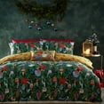thumbnail image 1 of Furn Ensemble de Housse de Couette de Noël Deck The Halls, 1 of 3